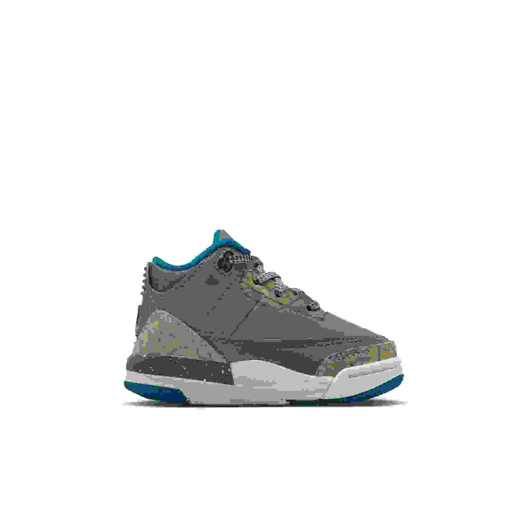Jordan 3 Retro Toddler Kids' "Olive Grey" Shoe